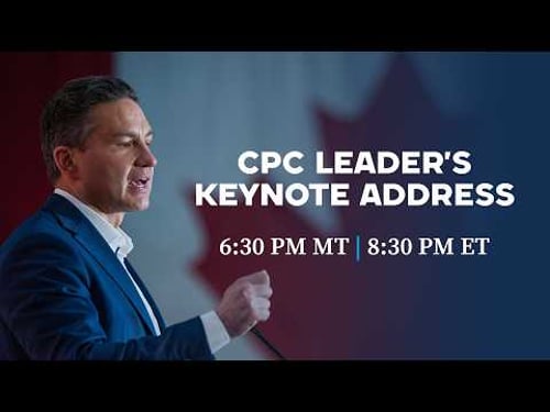 LIVE: Keynote address at the Conservative Party Convention