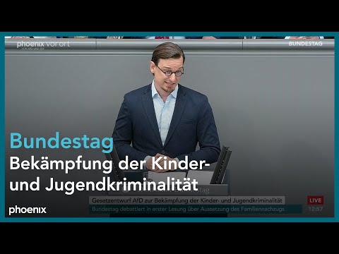 Bundestagsdebatte zur Bekämpfung der Kinder- und Jugendkriminalität am 06.06.25