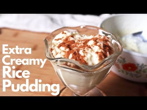 Old Fashioned Rice Pudding ~ Extra Creamy Stove Top Recipe