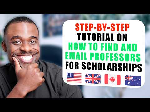 How to Email a Professor for Scholarships