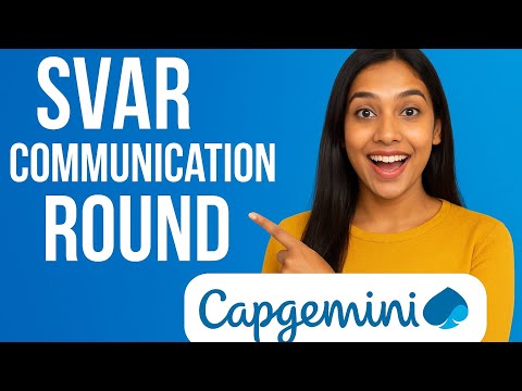 Capgemini SVAR Communication Round 2025 | Complete Guide + Tips to Crack