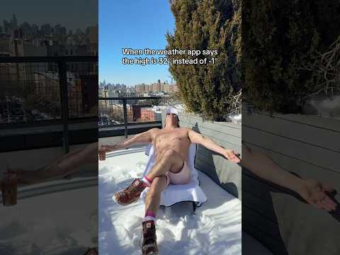 a balmy 32 degrees #winter