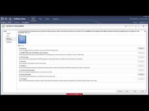 Part 1: Microsoft Test Manager 2013 (MTM) - Configure and Create Test Plan in MTM