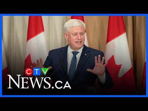 Mulcair says former PM Harper's speech was 'very wise’