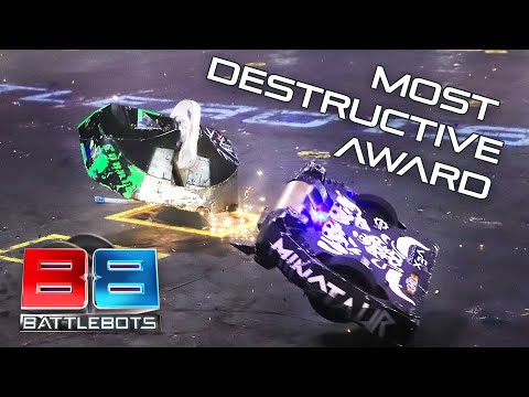 The "Most Destructive Robot" Award (2015 - 2020) | BattleBots