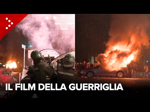 Violent rioting erupts in Rome on the day of a pro Palestine demonstration (4 October 2025)