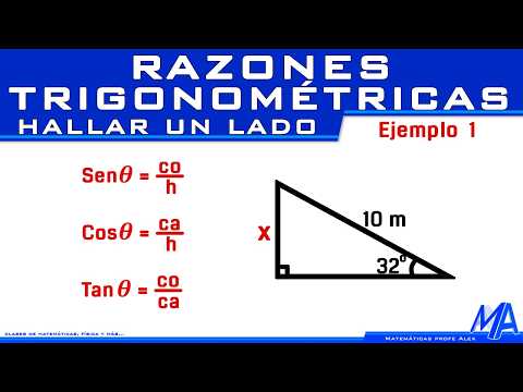 Trigonometric ratios | Finding a SIDE | Example 1