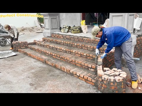 Our Team Of Workers Designs And Constructs Complete Brick And Granite Porch Steps