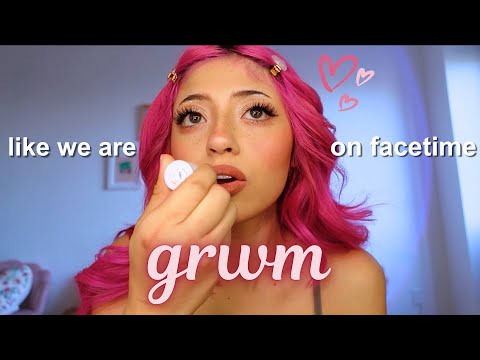 GRWM like we are on facetime *aka me oversharing to the entire internet*