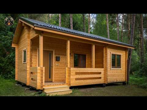 Step By Step: A Man Constructs His Dream Wooden House