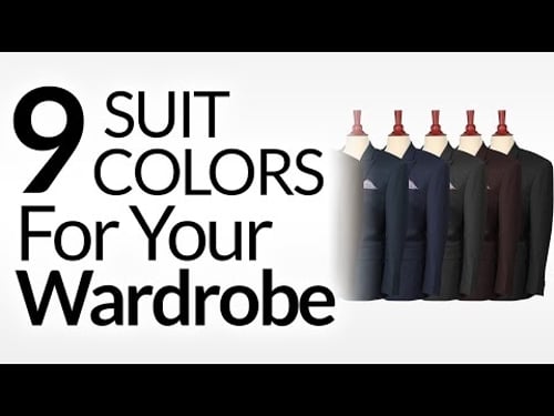 9 Suit Colors A Man Should Consider | Men's Suits & Color | Suit Colors To Buy In Priority Order