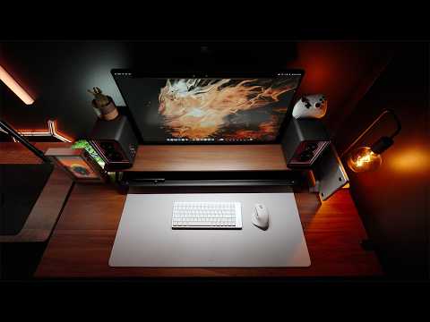 I Finally Made a Desk Setup That Is Cozy And Productive!