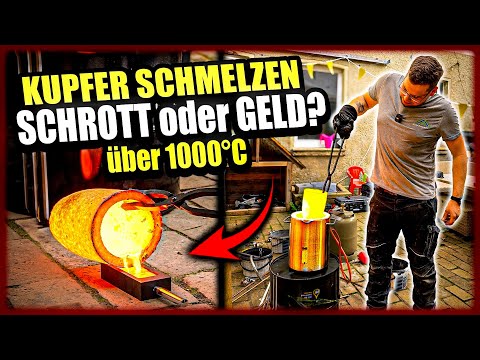 Melting copper scrap in a Chinese melting furnace – Will it turn into real money?! | Home Build S...