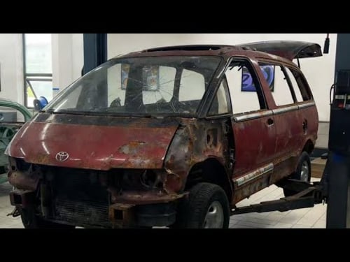 Real Car Restoration: 30-Year-Old Mid-Engine Toyota Previa