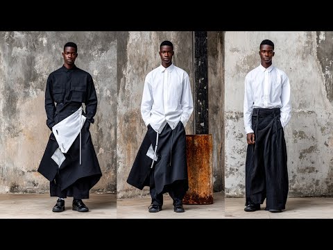 Long Skirt-Inspired Layering for Men | Fall/Winter 2025 Styling Artistic Flair & Emotional Boldness