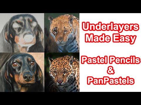Pastel Pencil + Underlayers PanPastel Made Easy - Beginner Pastel Lesson - Jason Morgan