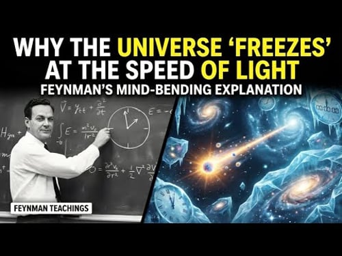 "Why the Universe "Freezes" at the Speed of Light”
