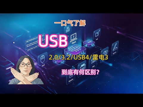 USB2.0/3.0/4/Thunderbolt 3 到底有何区别!一口气了解!