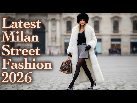 Italy’s Fashion Life 2026: Viral Winter Elegance from the Capital of Fashion | Fashion VLOG