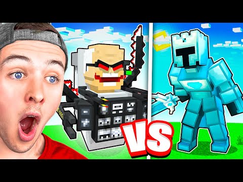 Reacting to SKIBIDI TOILET vs Minecraft BOSSES!