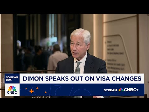JPMorgan CEO Jamie Dimon speaks out on H-1B visa changes