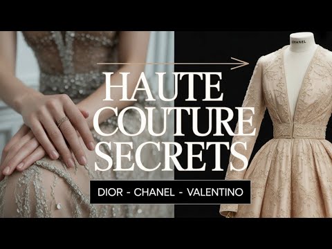How Masterpieces Are Made: The Secrets of Dior and Chanel Embroidery