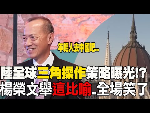 中俄世界角色?新加坡前外長楊榮文舉"大極vs.小極"比喻 全場笑了!大膽給歐洲年輕人這建言..