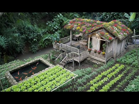 Full part 1,2,3,4. 365 days to build a house in the forest, away from the noise of the city.