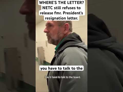 WHERE’S THE LETTER?! 22 days later and NETC won’t release the letter.