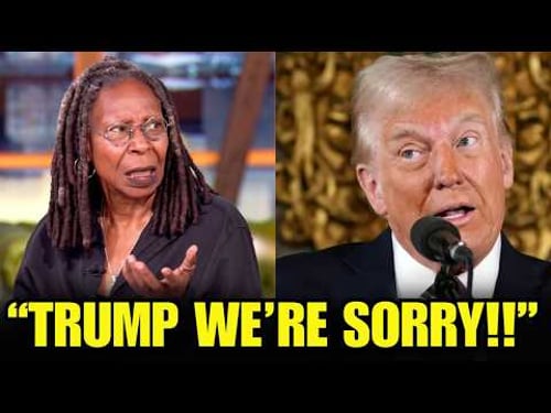 Whoopi Goldberg RUSHES OFF SET CRYING After Trump CANCELLED 'The View' "YOU'RE IN EPSTEIN FILES"