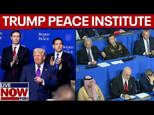 WATCH: Trump convenes Board of Peace at Donald J Trump Institute of Peace