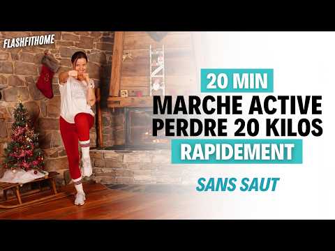 👟 20 Min - Marche Active - PERDRE DU POIDS rapidement à la maison - Marine BIREN - FlashFitHome