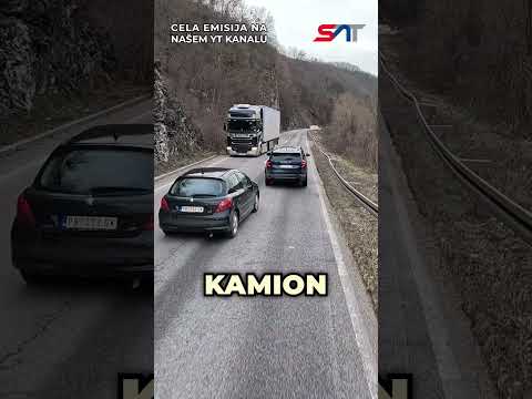 Kako neki vozači stavljaju svoju glavu u torbu | Emisija SAT #shorts #emisijasat