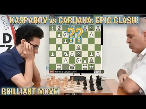 Legendary Mind vs Modern Genius |Garry Kasparov vs Fabiano Caruana | Epic Chess Battle