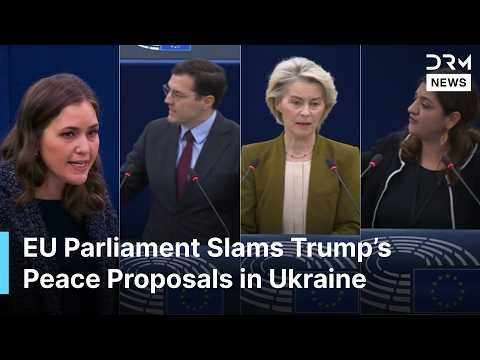FULL DEBATE: EU Parliament Slams Russia's War in Ukraine, Trump's Peace Proposals | AC1G