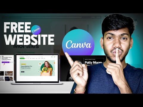 How to Make a Website Using Canva for FREE 2025 🤩| Ashutosh Kumar