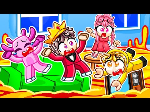 Roblox FLOOR IS LAVA With MY FRIENDS