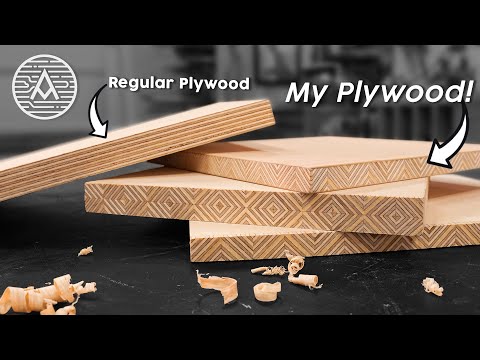 Making Edge-Grain Patterned Plywood
