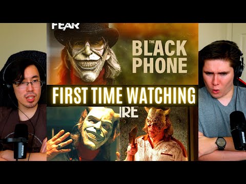 REACTING to *The Black Phone* SO TERRIFYING!!! (First Time Watching) Horror Movies