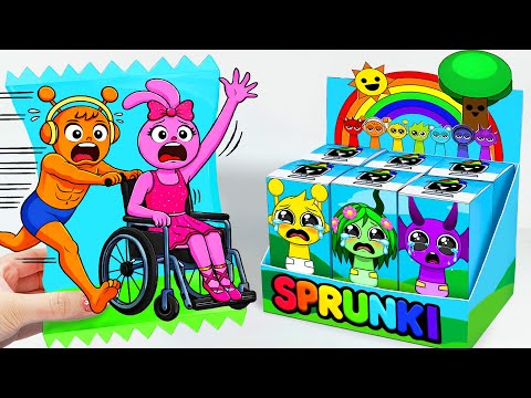 💖Paper DIY💖HELP PINKI x OREN MYSTERY BOX | Unboxing The LARGEST Incredibox Sprunki Blind Box | ASMR