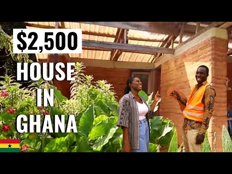 He builds affordable homes in Ghana using rammed earth | Real Estate in Ghana | Sustainable homes