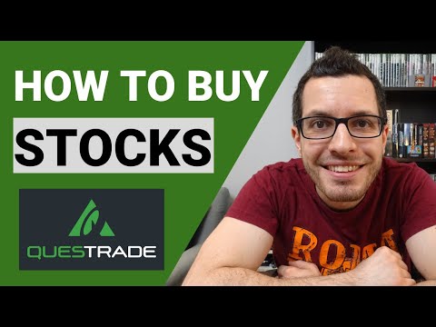 How to Buy Stocks? QUESTRADE Tutorial | Online Broker Walkthrough | Step by Step Investing Guide