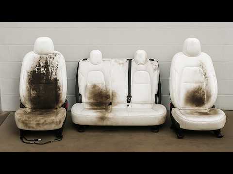 Perfectly Cleaning Tesla's White Interior (Very Easy Steps)