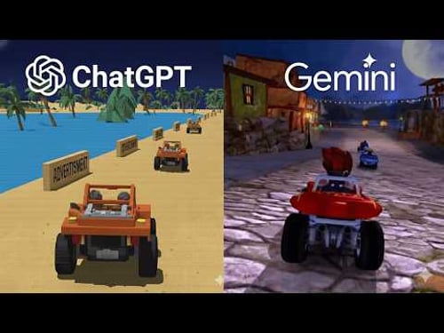 ChatGPT vs Gemini make BB racing from scratch