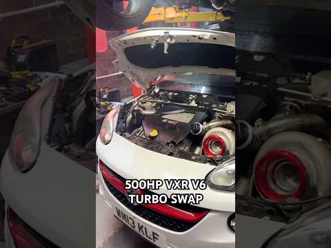 First start on the 500HP VXR V6 Adam🔥 #vauxhall #engineswap #vxr #modifiedcars #carbuild