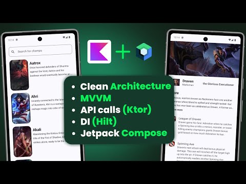 Building a Clean Architecture App using MVVM & Jetpack Compose (League Of Legends)