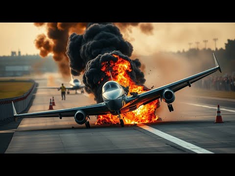 757 Landing Gear Collapses