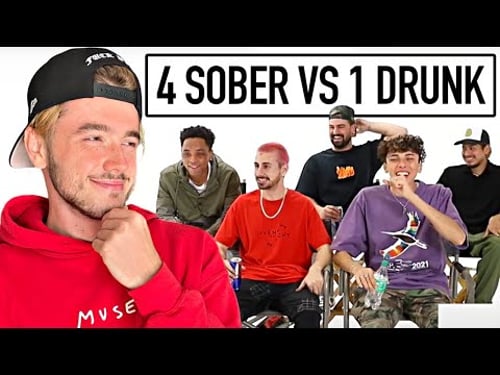 Friend Guesses Who’s Drunk (4 Sober vs 1 Drunk)