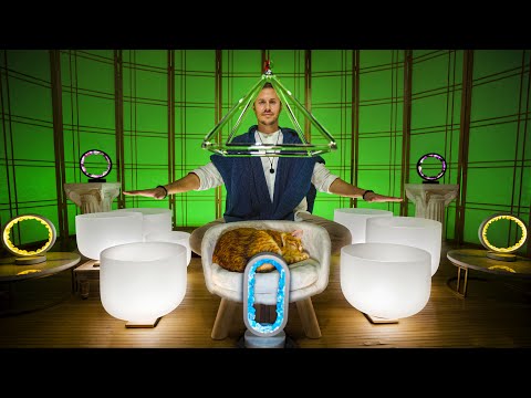 Activate All 10 Chakras - Healing Music for Restoring Your Energy | Crystal Pyramid & Singing Bowls