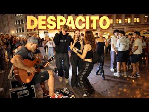 DESPACITO on Spanish Guitar Turned the Street Into a Party 🔥
